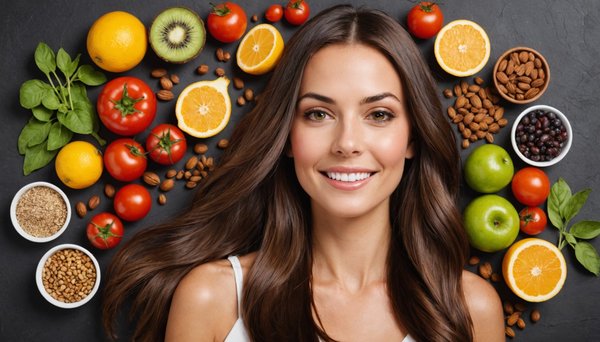 Des cheveux sains et brillants grâce à une bonne alimentation